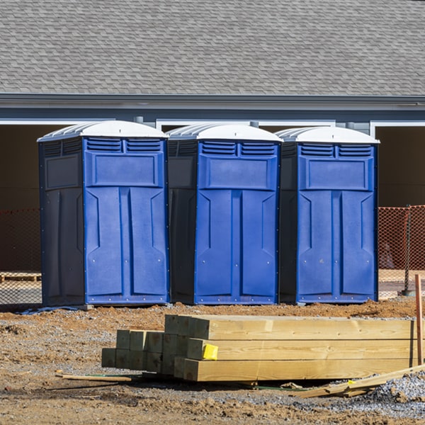 what is the maximum capacity for a single portable toilet in Eighty Eight KY